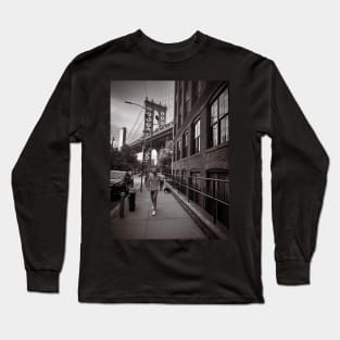 Washington Street Dumbo Brooklyn NYC Long Sleeve T-Shirt